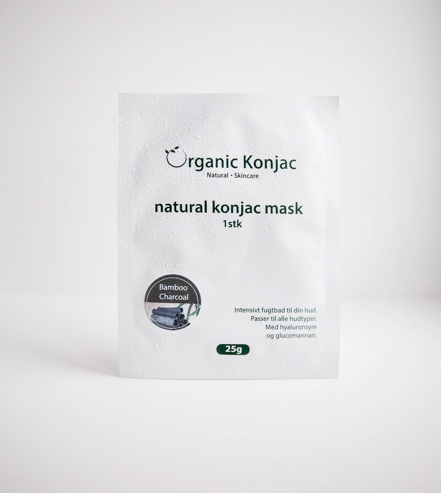Organic Konjac Bamboo Charcoal Mask