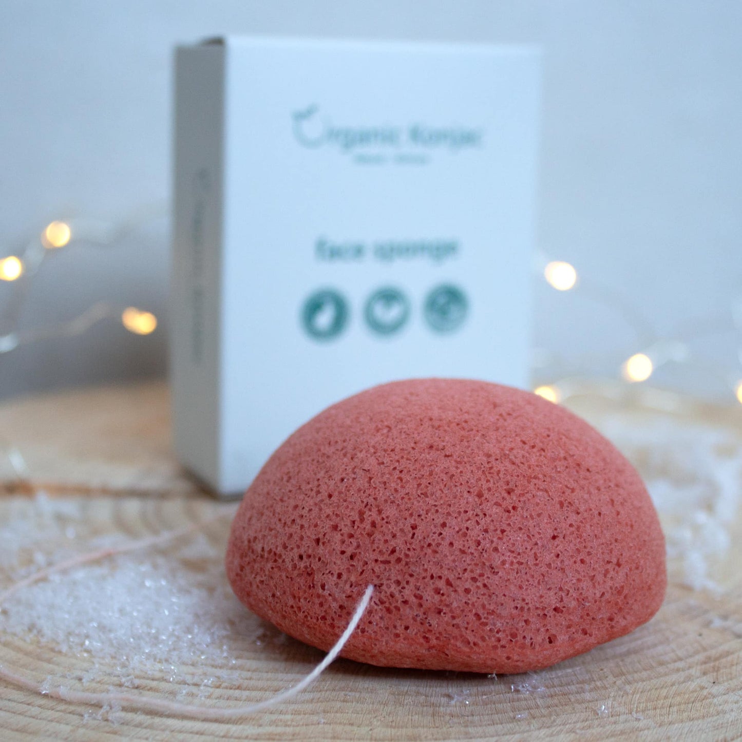 Organic Konjac Limited Edition rød leire - minimerer porene