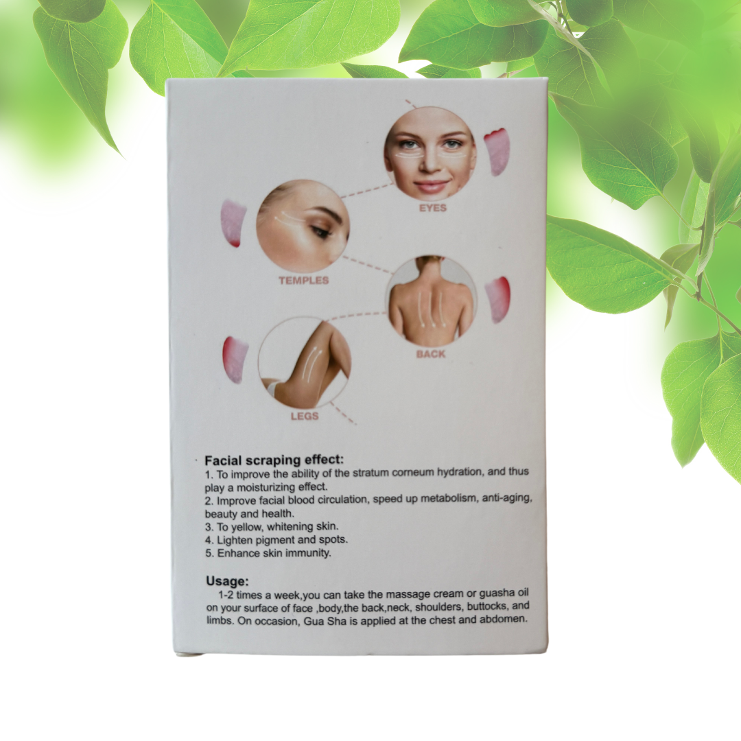 Ny modell: Gua Sha klarkvarts med to demofilmer