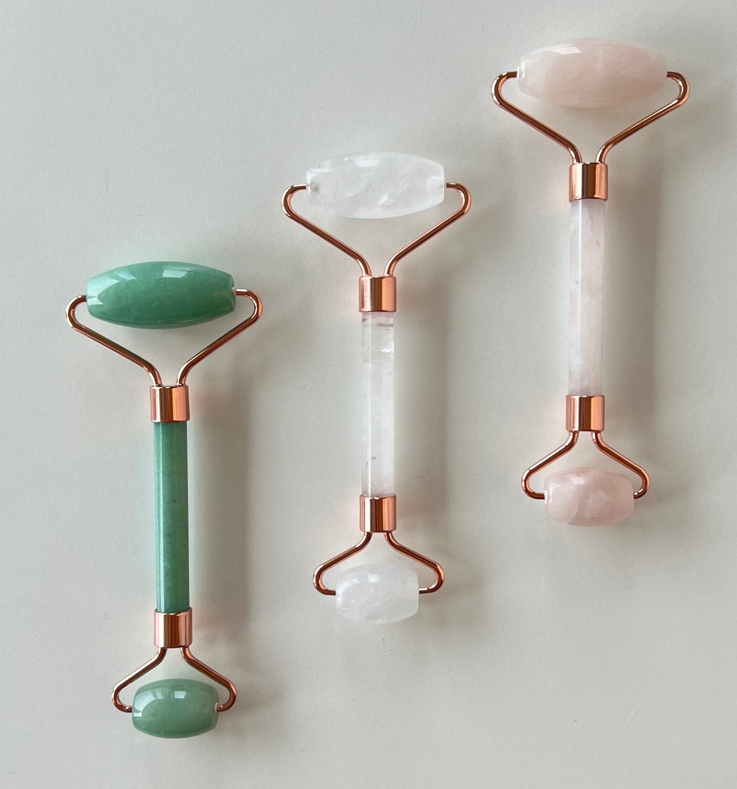 Grønn Aventurin Roller med to demofilmer